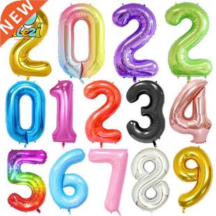 Birthday Balloons Big Balloon Foil Number 40Inch Helium
