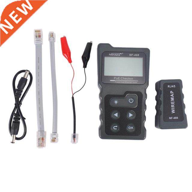 NF-488 LCD Network Poe Checker Over The Ethernet Cat5 Cat6 L