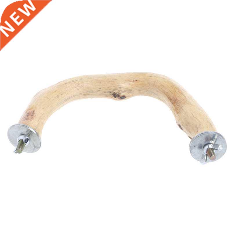 Wooden Pet Parrot Perches Stand Parakeet Cockatiel Cage Chew
