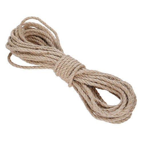 5mm Jute Fabric Rope Twine Rolls Hemp Twisted Cord Macrame S