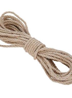 5mm Jute Fabric Rope Twine Rolls Hemp Twisted Cord Macrame S