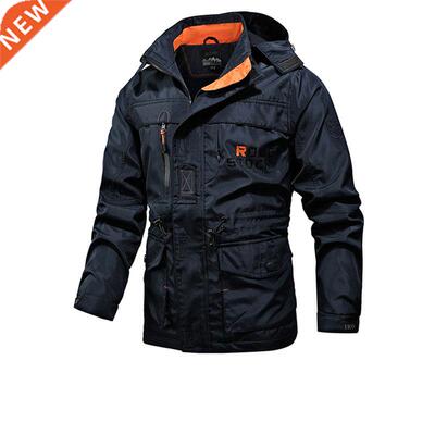 Outdoor Hiking Jacket Men Winter Cold Jacket Fashion Hooded