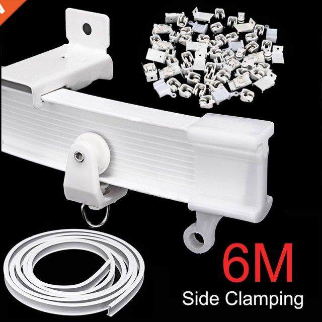 6 Meter Flexible Cuttable Bendable Curtain Track Rail Side C