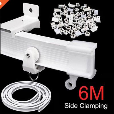 6 Meter Flexible Cuttable Bendable Curtain Track Rail Side C