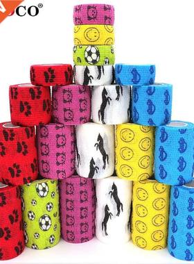 1 Pcs Prnted Medcal Therapy Elastc Bandage Elastoplast 4.