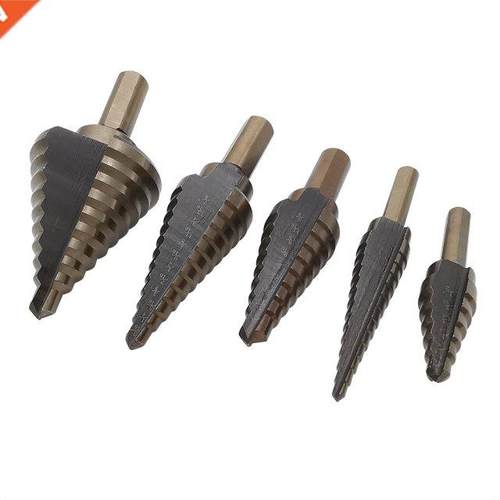 HSS Hgh Speed Steel Cobalt Step Drll Bt 50 Szes Drllng