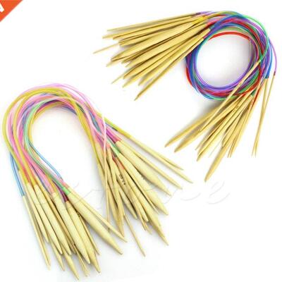 18pairs 40cm 80cm Multicolor Tube Circular Carbonized Bamboo