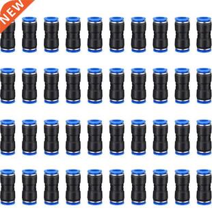 Fittings Way 100Pcs Connector Pneumatic Straight Quick