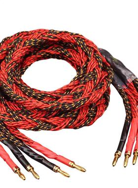 Oxygen Free Copper OFC Audio Speaker Cable Audiophile Hifi C