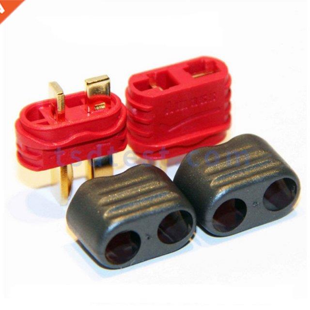2pcs/1set 1M+1F AMASS Upgrated Sheathed T Plug Connectors De