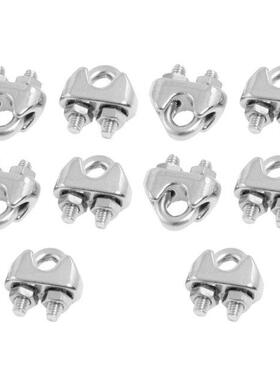 10 Pcs 304 Stainless Steel Saddle Clamp Cable Clip For 3/25