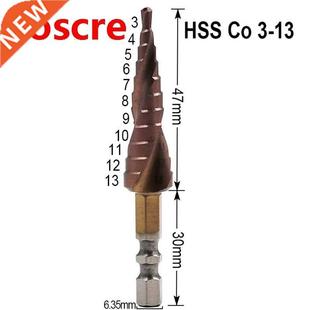 Double 1mm Drill Hexagon Cobalt Inch Sha Step Bit