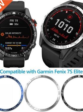 Stainless Steel Bezel for Garmin Fenix 7/7S/7X Watch Metal A
