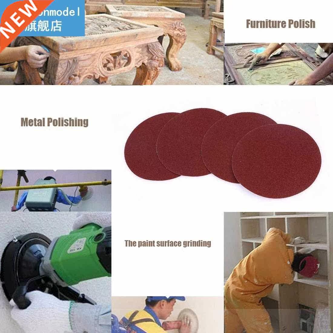 30Pcs 125mm Grit Paper Hook Loop Sandpaper Sander Polishing