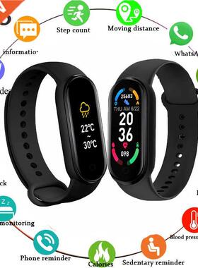 M6 Smart Watch IP67 Men Watches Fitness Tracker Heart Rate B