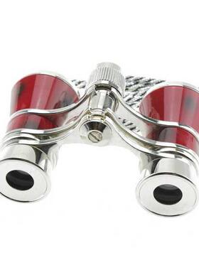 Exquisite Theater/opera 3x25 Glasses Coated Red Binocular T