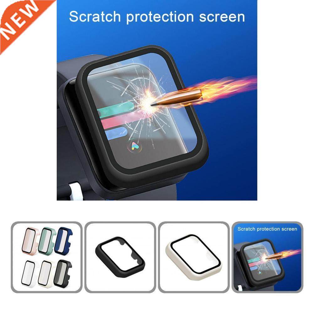 PC Simple Smart Watch Glass Screen Protector Case Compact P