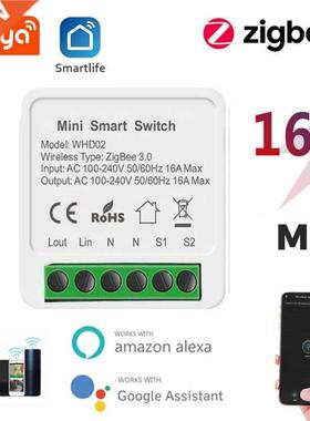 Smart Zigbee / WiFi Switch 16A 2-Way DIY Switches SmartLife