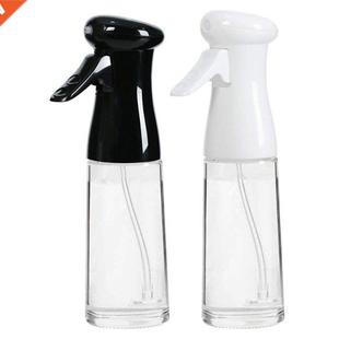 2Pcs Oil Sprayer For Cooking Olive Food Safe Glass Bottle Le