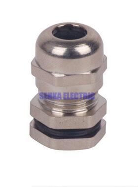 10pcs/lot PG9 Waterproof IP68 Nickle-plated Brass Metal Cabl