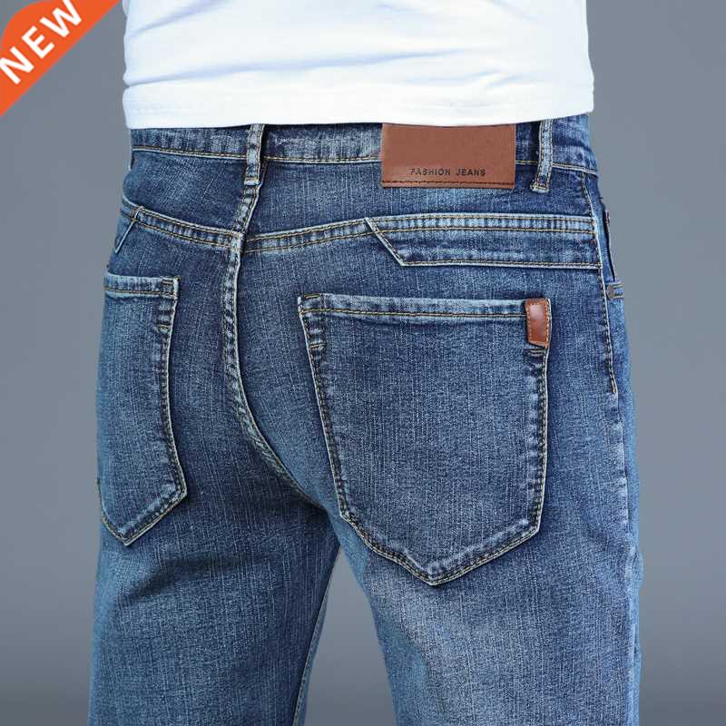Spring Autumn 2020 Men's Smart Jeans Business Fashio