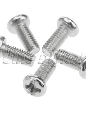 50pcs M3 x 7mm Stainless Steel Round Head Screw Metric Threa
