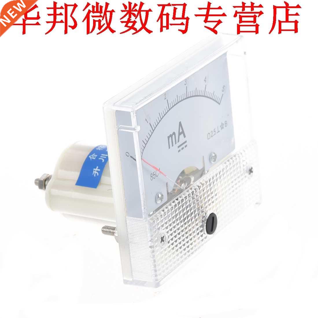 2X Klasse 2.5 Nauwkeurigheid DC 0-5mA Panel Meter Amperemete