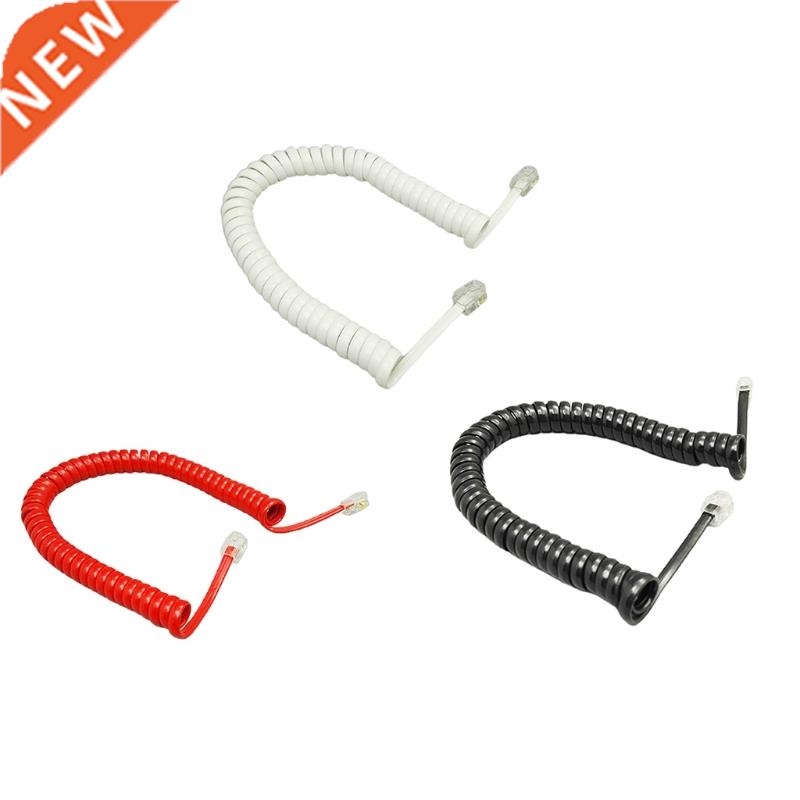 Four-core Telephone Handset Cable Cord 6Ft Modular Coiled Te
