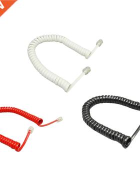 Four-core Telephone Handset Cable Cord 6Ft Modular Coiled Te
