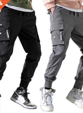 Men's Cargo Pants Male Joggers Lightweight Spring Summer