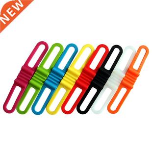Strap Bike Bicycle Hand Holder Silicone Light 4PCS Front