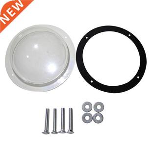 Round Transparent Peek Porthole Loo Pet Window Fence Dog for