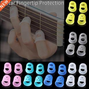 Protectores de dedos antideslizantes para guitarra, protecto