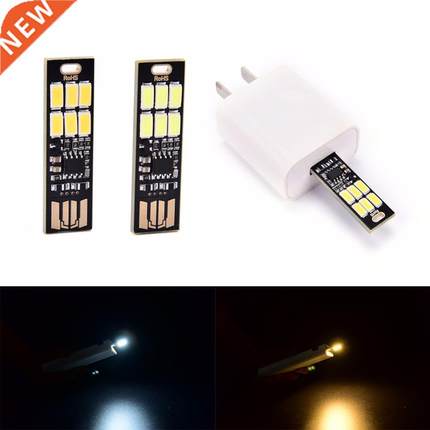 Portable Mini USB Power 6 LED Lamp 1W 5V Touch Dimmer Warm/p