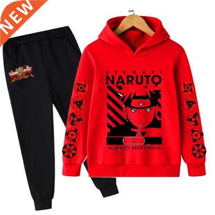 New 2021 Narutos Kids Boys Clothing Sets Cartoon kakashi Lon