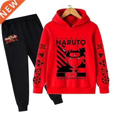New 2021 Narutos Kids Boys Clothing Sets Cartoon kakashi Lon