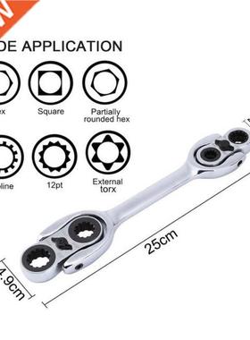 8 In1 Ratchet Spanner Wrench Multi-Function 60 Degree Handy