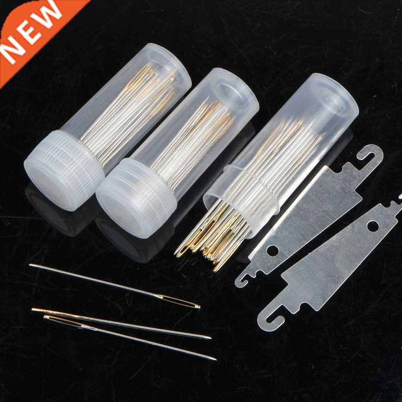 30pcs Cross Stitch Needles Gold Tail Needle Blunt Embroidery