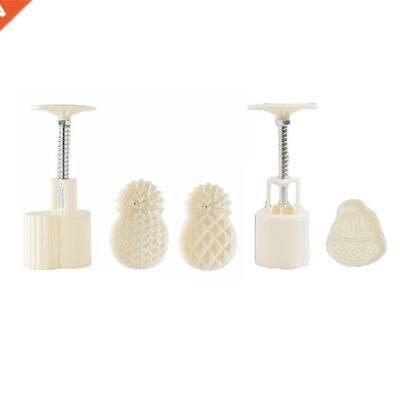 Plastic Mooncake Mold 50g Cookie Cutter with Pineapple Lotus