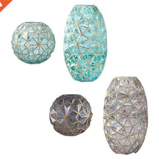 Modern Glass Vase Bud Pot Flower Arrangements Decorative Vas