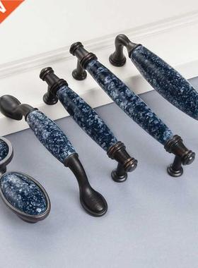 Ceramic Cabinet Handles Vintage Drawer Knobs Wdrobe Door H