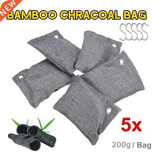 5 Bag/Set Purifier Bag Car Home Bamboo Charcoal Dehumidi
