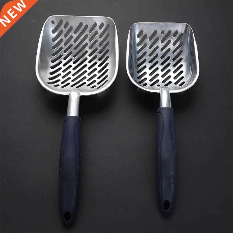 Stainless steel aluminum alloy Long Handle Cat Litter Scoop