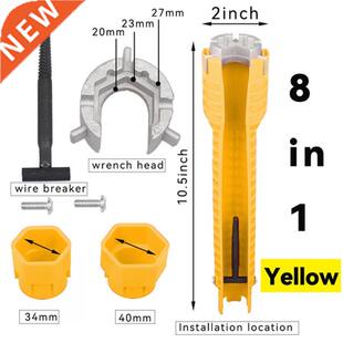 8 In 1 Flume Wrench Faucet And Sink Installer Spanner Double