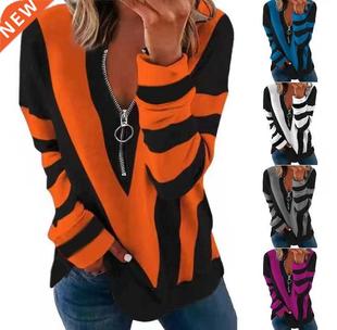 Plus Strip Big Large Sizes Women Autumn Spring Winter 2022