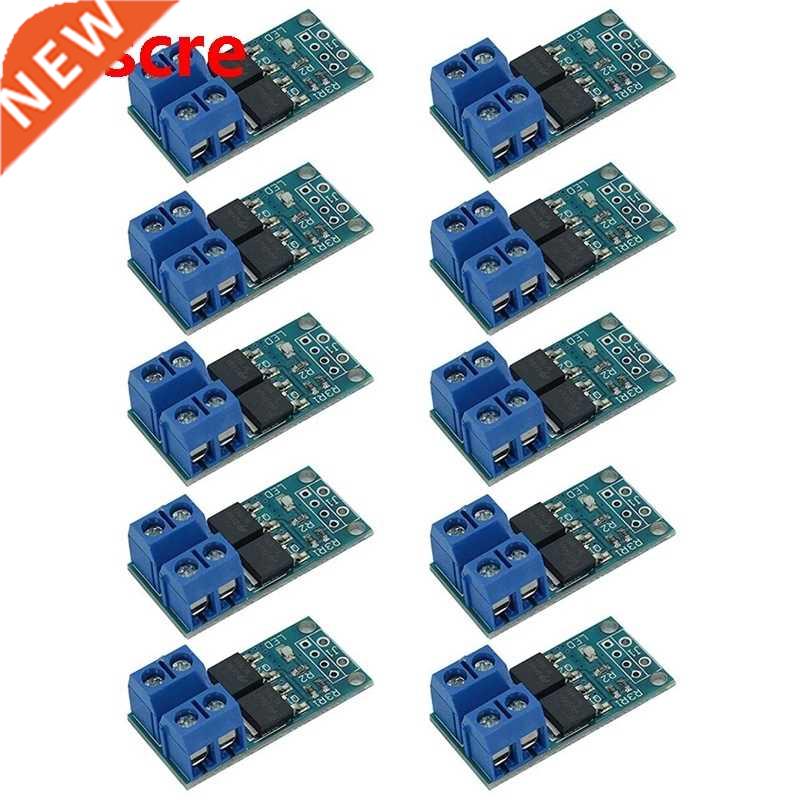 10 PCS DC 5V-36V 15A(Max 30A) 400W Dual High-Power MOSFET Tr