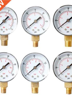Pressure Gauge 52mm 1/4 BSPT Vertical 15,0,60,100,150,00