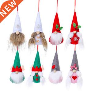 New 2Pcs/set Christmas Faceless Doll Merry Christmas Decorat