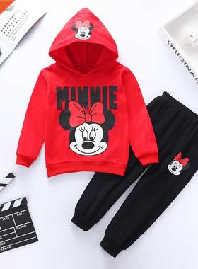 2-9T Baby Boy Girl Clothes Cartoon Mickey Mouse Bear Hooded