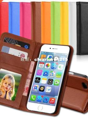 se Retro Luxury PU Leather Flip Capa Case For Apple iPhone 5